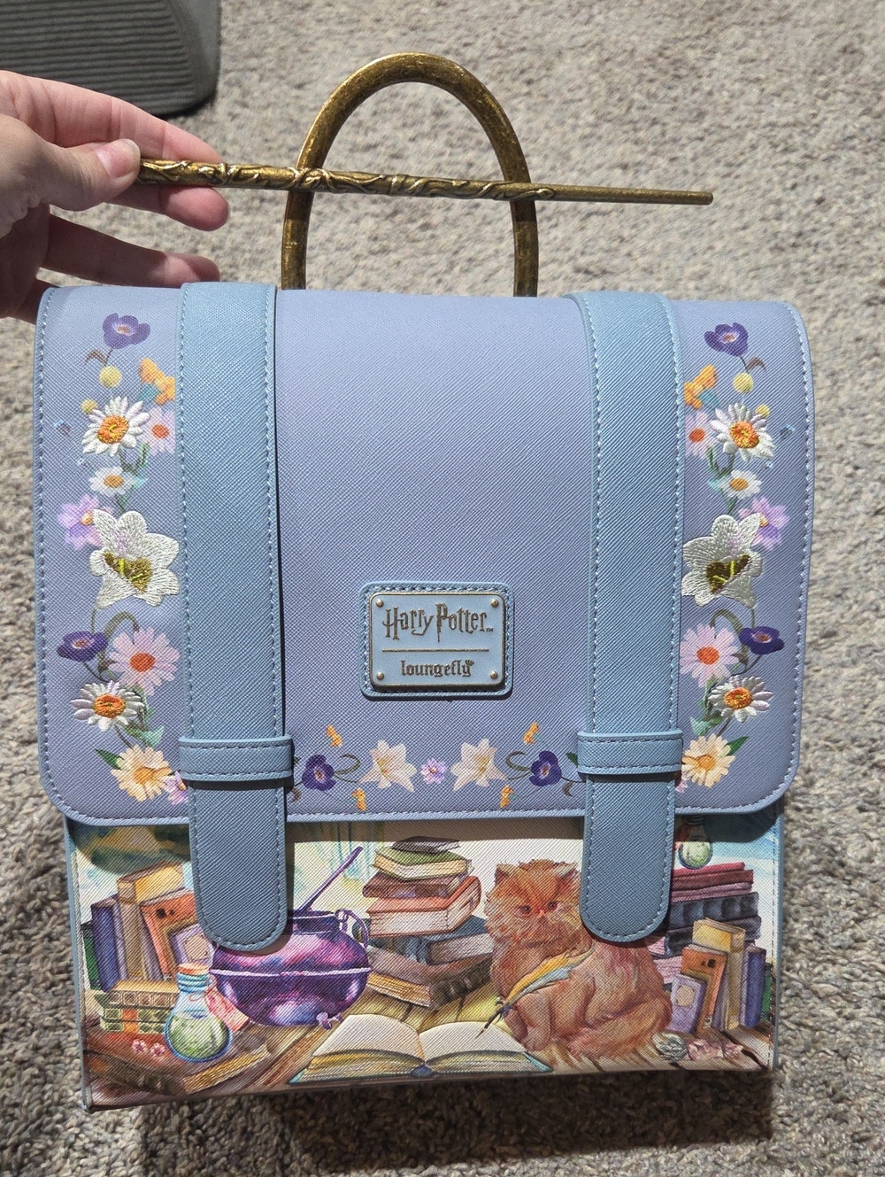 Loungefly BAM Exclusive Hermione & Crookshanks Harry Potter Mini Backpack